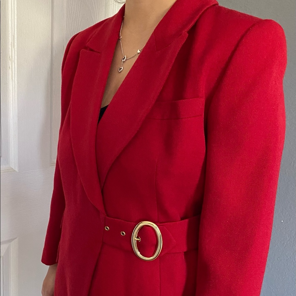 CHRISTIAN DIOR Blazer in Red